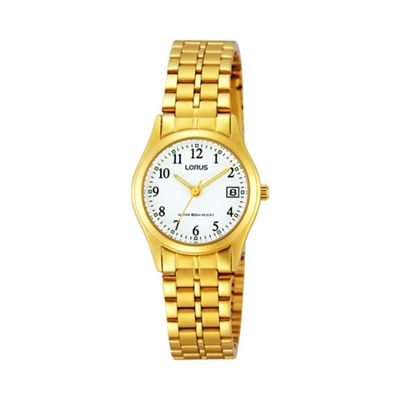 Ladies gold bracelet dress bracelet watch rh766ax9